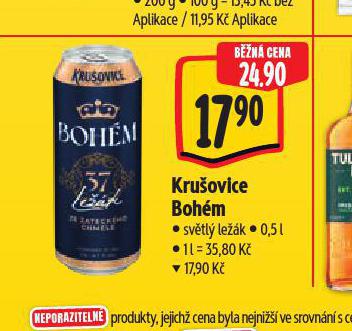 PIVO KRUOVICE BOHM