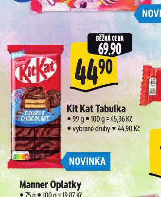 KIT KAT TABULKA