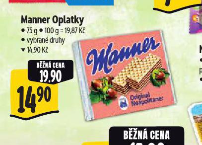 MANNER OPLATKY