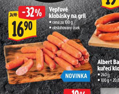 VEPOV KLOBSKY NA GRIL