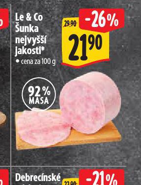 LE &  CO UNKA NEJVY JAKOSTI