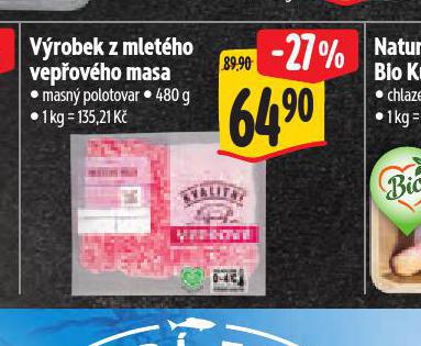 VROBEK Z MLETHO VEPOVHO MASA