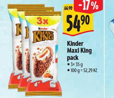 KINDER MAXI KING PACK