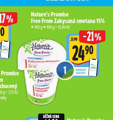 FREE FROM ZAKYSAN SMETANA 15%