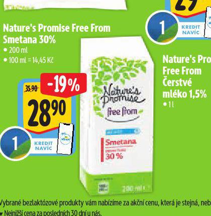 FREE FROM SMETANA 30%