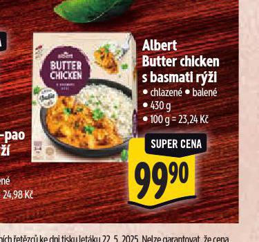 BUTTER CHICKEN S BASMATI Rݎ