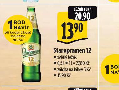 PIVO STAROPRAMEN 12
