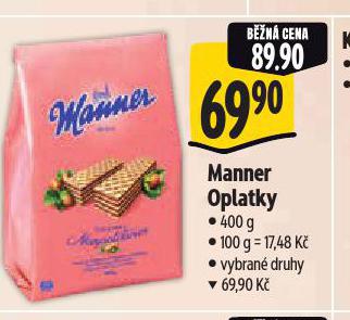 MANNER OPLATKY