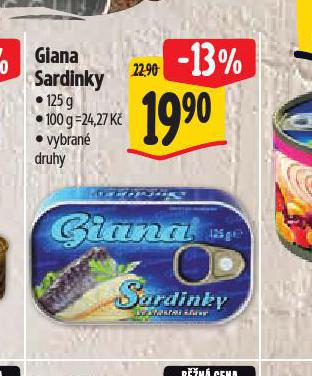 GIANA SARDINKY