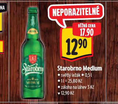 PIVO STAROBRNO MEDIUM