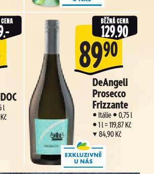 DEANGELI PROSECCO FRIZZANTE