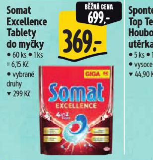 SOMAT EXCELLENCE TABLETY DO MYKY