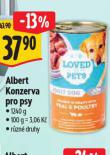 ALBERT KONZERVA PRO PSY