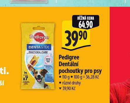 PEDIGREE DENTLN POCHOUTKY PRO PSY