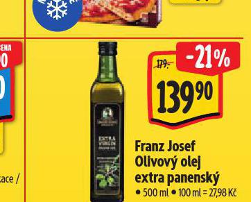 FRANZ JOSEF OLIVOV OLEJ EXTRA PANENSK