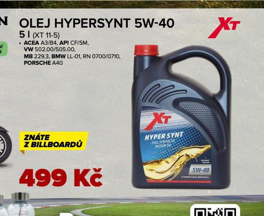 OLEJ HYPERSYNT 5W-40