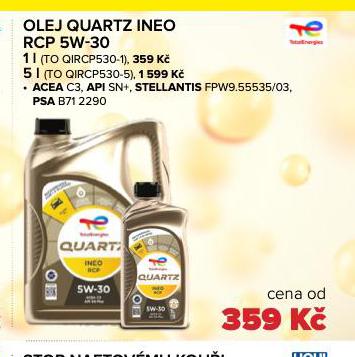 OLEJ QUARTZ INEO RCP 5W-30