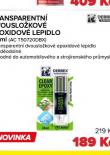 TRANSPARENTNÍ DVOUSLOŽKOVÉ EPOXIDOVÉ LEPIDLO