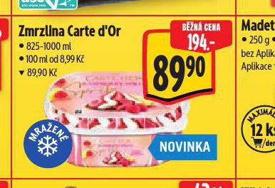 ZMRZLINA CARTE DOR