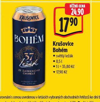 PIVO KRUOVICE BOHM