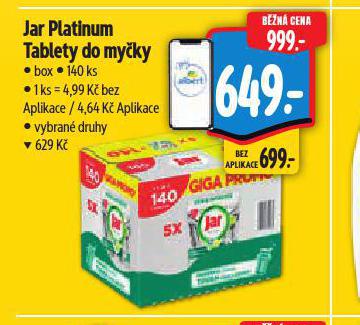 JAR PLATINUM TABLETY DO MYKY