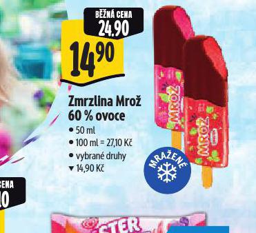 ZMRZLINA MRO 60% OVOCE