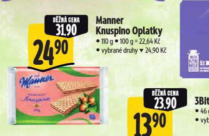 MANNER KNUSPINO OPLATKY