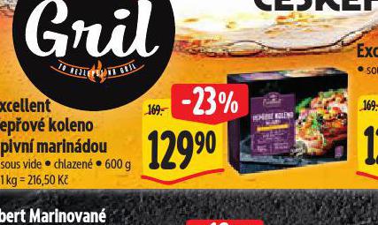 EXCELLENT VEPOV KOLENO S PIVN MARINDOU