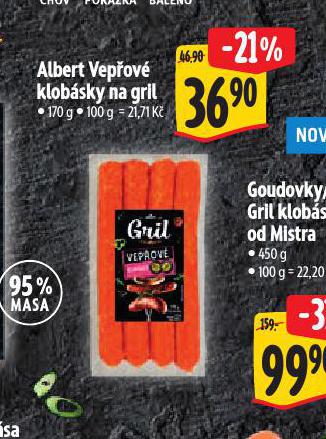 VEPOV KLOBSKY NA GRIL