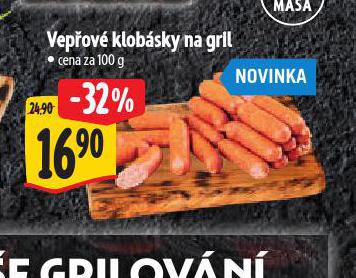 VEPOV KLOBSKY NA GRIL