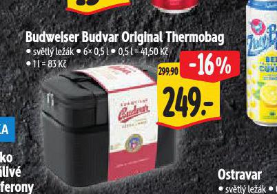 PIVO BUDWEISER BUDVAR ORIGINAL THERMOBAG