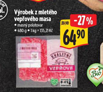 VROBEK Z MLETHO VEPOVHO MASA