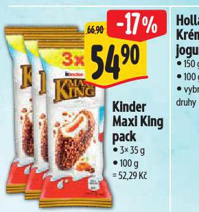 KINDER MAXI KING PACK