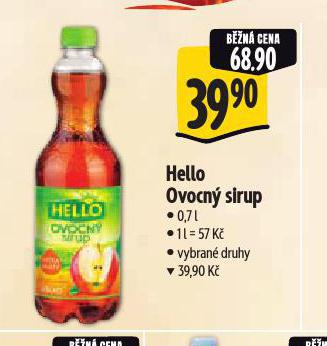 HELLO OVOCN SIRUP