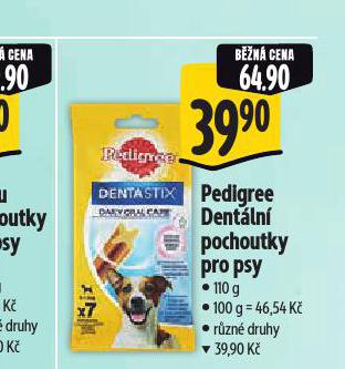 PEDIGREE DENTLN POCHOUTKY PRO PSY