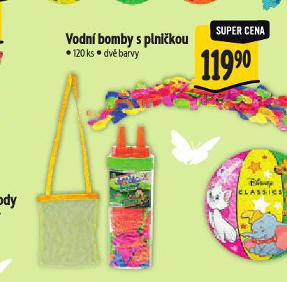 VODN BOMBY S PUMIKOU