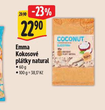 EMMA KOKOSOV PLTKY NATURAL
