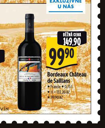 BORDEAUX CHATEA DE SALLANS