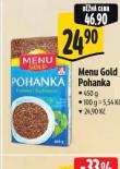 MENU GOLD POHANKA