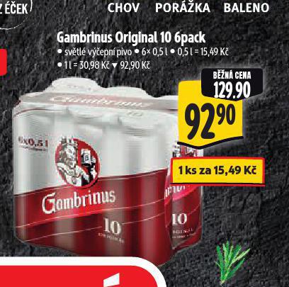 PIVO GAMBRINUS ORIGINL