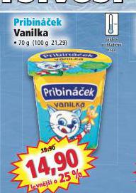 PRIBINEK VANILKA