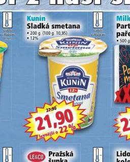 KUNN SLADK SMETANA