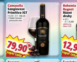 CAMASELLA SANGIOVESE PRIMITIVO IGT