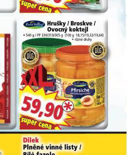 HRUKY / BROSKVE / OVOCN KOKTEJL