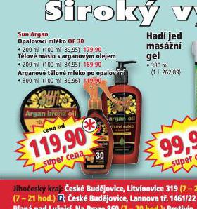 SUN ARGAN TLOV MSLO S ARGANOVM OLEJEM
