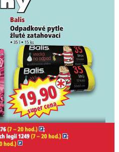 BALIS ODPADKOV PYTLE