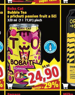 BOBA CAT BUBBLE TEA