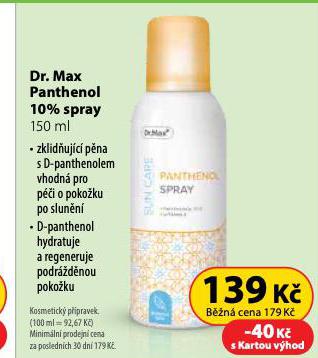 DR. MAX PANTHENOL 10% SPRAY
