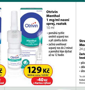 OTRIVIN MENTHOL NOSN SPREJ