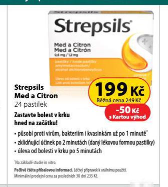STREPSILS MED A CITRON
